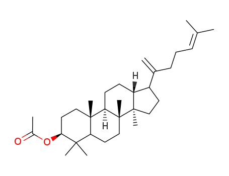 Molecular Structure of 52914-31-5 (Dammaradienyl acetate)