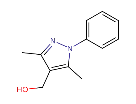 Molecular Structure of 58789-53-0 ((3,5-DIMETHYL-1-PHENYL-1H-PYRAZOL-4-YL)METHANOL)