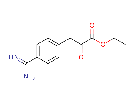 53032-95-4,ethyl 4-amidinophenylpyruvate,4-Amidinophenylpyruvicacid ethyl ester; Ethyl (4-amidinophenyl)pyruvate