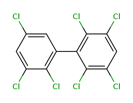 Molecular Structure of 52663-67-9 (2,2',3,3',5,5',6-HEPTACHLOROBIPHENYL)