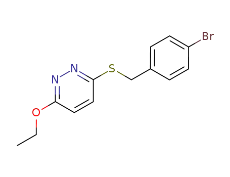 Molecular Structure of 5273-52-9 (3-[(4-bromobenzyl)sulfanyl]-6-ethoxypyridazine)