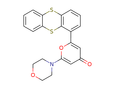 587871-26-9,KU-55933,4H-Pyran-4-one, 2-(4-morpholinyl)-6-(1-thianthrenyl)-;2-Morpholino-6-(thianthren-1-yl)-4H-pyran-4-one;KU-55933;