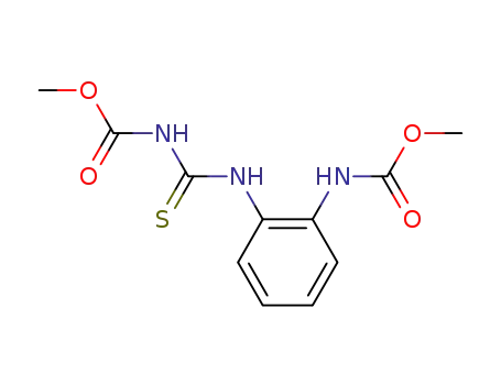 Molecular Structure of 58710-66-0 ([[[2-[(METHOXYCARBONYL)AMINO]PHENYL]AMINO]THIOXOMETHYL]-CARBAMIC ACID METHYL ESTER)