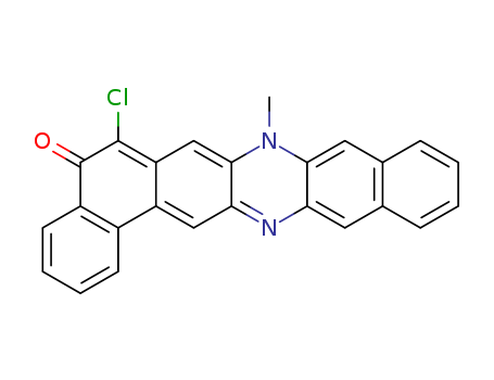 Benzo[b]naphtho[1,2-i]phenazin-5(8H)-one,6-chloro-8-methyl- cas  52736-88-6