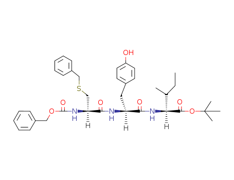 (PHENYLMETHOXY)CARBONYLCYSTEINYLBENZYL-TYROSYL-ISOLEUCINE TERT-BUTYL ESTER