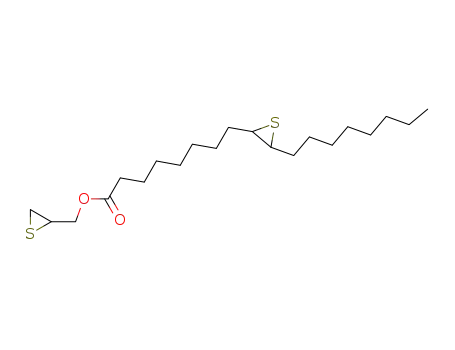 Molecular Structure of 58401-49-3 (thiiran-2-ylmethyl 8-(3-octylthiiran-2-yl)octanoate)