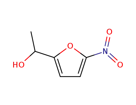 Molecular Structure of 18753-50-9 (2-Furanmethanol, alpha-methyl-5-nitro- (9CI))