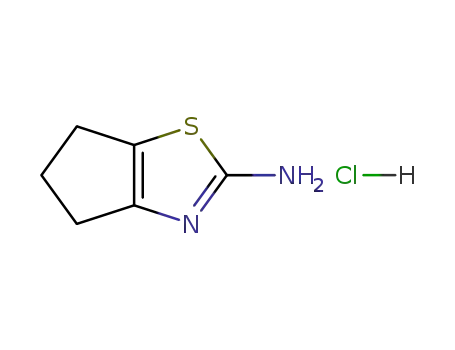 Molecular Structure of 82514-58-7 (2-Amino-5,6-dihydro-4H-cyclopentathiazole hydrochloride)