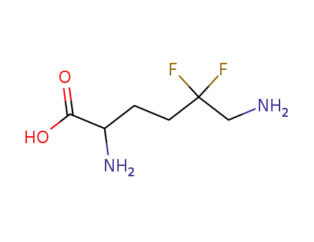 Molecular Structure of 52683-82-6 (5,5-DIFLUOROLYSINE)