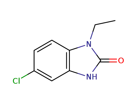 Molecular Structure of 58533-60-1 (2H-Benzimidazol-2-one,5-chloro-1-ethyl-1,3-dihydro-(9CI))