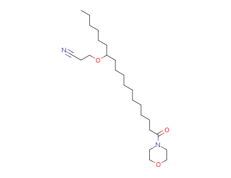 Propanenitrile,3-[[1-hexyl-12-(4-morpholinyl)-12-oxododecyl]oxy]-