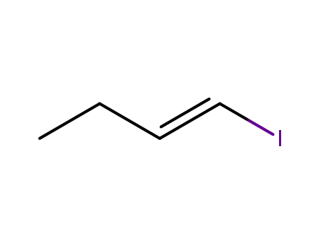 Molecular Structure of 62154-92-1 (1-Butene, 1-iodo-, (1E)-)