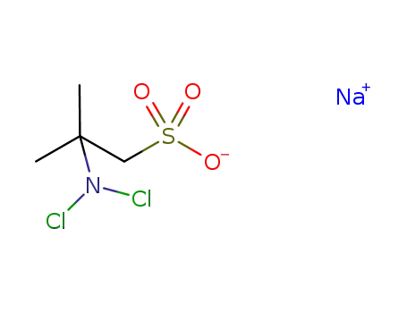 Molecular Structure of 1073913-47-9 (N,N-dichloro-2,2-dimethyltaurine)