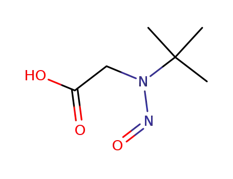 Molecular Structure of 6939-24-8 ([tert-butyl(nitroso)amino]acetic acid)