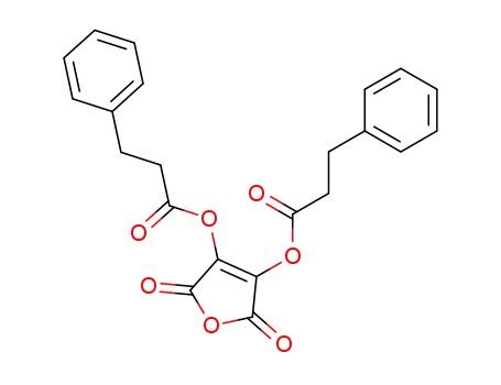 Molecular Structure of 5837-67-2 ([2,5-dioxo-4-(3-phenylpropanoyloxy)-3-furyl] 3-phenylpropanoate)