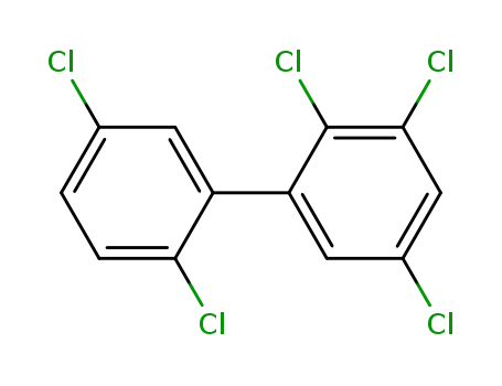 Molecular Structure of 52663-61-3 (2,2',3,5,5'-PENTACHLOROBIPHENYL)