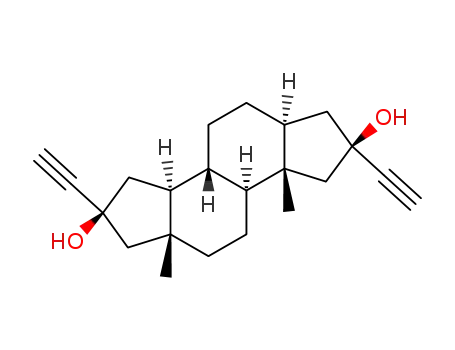Molecular Structure of 52-74-4 (f)naphthalene-2-beta,7-beta-diol, hexadecahydro-2-alpha,7-alpha-dicyclopenta( 10a-dimethyl-diethynyl- 8)