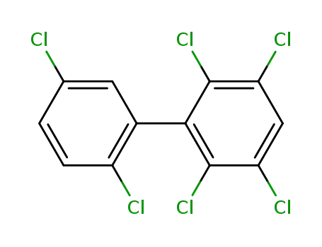 Molecular Structure of 52663-63-5 (2,2',3,5,5',6-HEXACHLOROBIPHENYL)