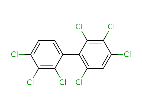 Molecular Structure of 52663-71-5 (2,2',3,3',4,4',6-HEPTACHLOROBIPHENYL)