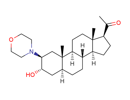 (2beta,3alpha,5alpha)-3-hydroxy-2-(morpholin-4-yl)pregnan-20-one