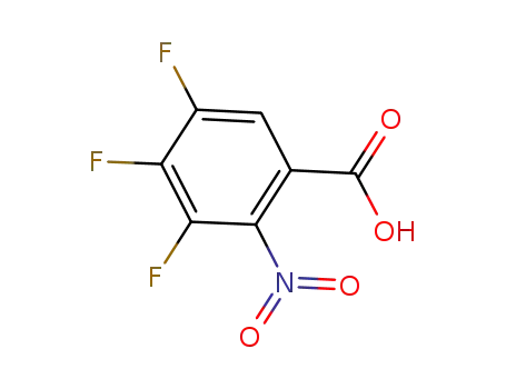 Molecular Structure of 121579-85-9 (3,4,5-trifluoro-2-nitrobenzoic acid)