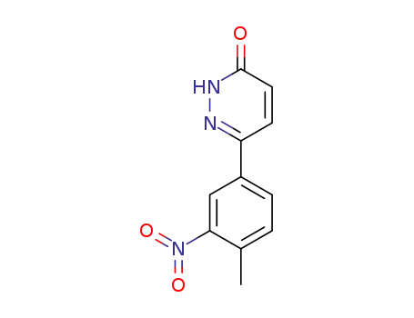 Molecular Structure of 58897-78-2 (6-(4-METHYL-3-NITROPHENYL)-3(2H)-PYRIDAZINONE)