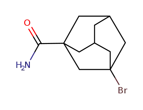Molecular Structure of 53263-89-1 (3-bromoadamantane-1-carboxamide)