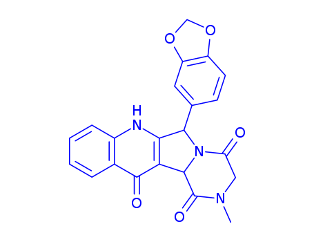 (6R,12bR)-6-(1,3-Benzodioxol-5-yl)-2,3,7,12b-tetrahydro-2-Methyl-pyrazino[1',2':1,5]pyrrolo[3,4-b]quinoline-1,4,12(6H)-trione