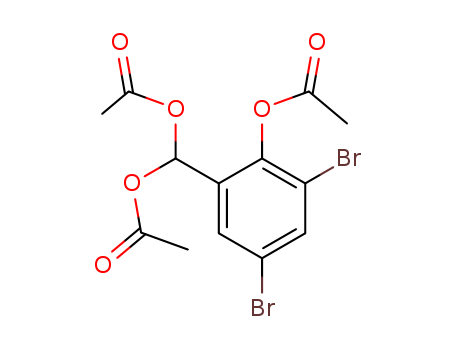 Methanediol,1-[2-(acetyloxy)-3,5-dibromophenyl]-, 1,1-diacetate cas  5346-20-3