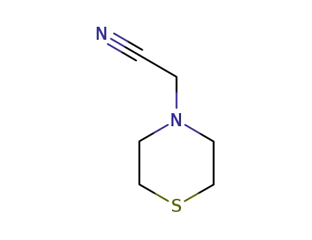 Molecular Structure of 53515-34-7 (2-(1,4-THIAZINAN-4-YL)ACETONITRILE)