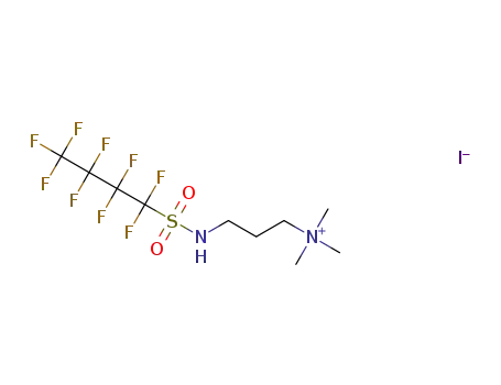 Molecular Structure of 67939-95-1 (trimethyl-3-[[(nonafluorobutyl)sulphonyl]amino]propylammonium iodide)