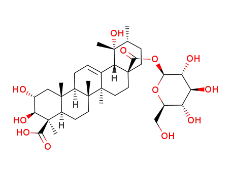 Urs-12-ene-23,28-dioicacid, 2,3,19-trihydroxy-, 28-b-D-glucopyranosyl ester, (2a,3b,4b)-