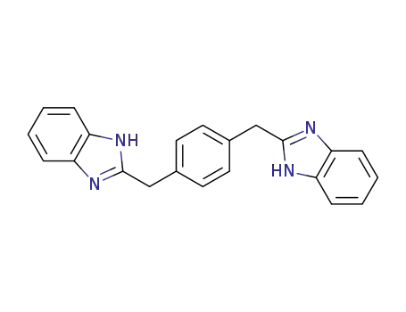 Molecular Structure of 53193-44-5 (2,2'-[1,4-PHENYLENEBIS(METHYLENE)]BIS-1H-BENZOIMIDAZOLE)