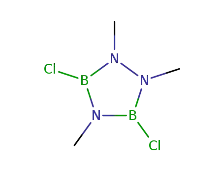 Molecular Structure of 53246-09-6 (3,5-dichloro-1,2,4-trimethyl-1,2,4,3,5-triazadiborolidine)