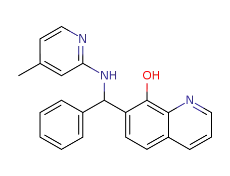7-{[(4-methylpyridin-2-yl)amino](phenyl)methyl}quinolin-8-ol