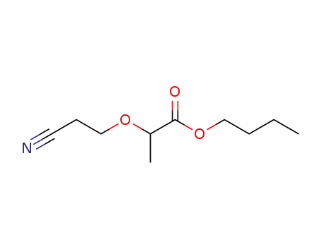 Molecular Structure of 5338-12-5 (butyl 2-(2-cyanoethoxy)propanoate)