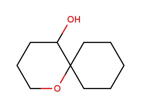Molecular Structure of 5974-83-4 (1-Oxaspiro[5.5]undecan-5-ol)