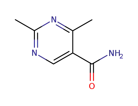 Molecular Structure of 53554-30-6 (5-Pyrimidinecarboxamide,2,4-dimethyl-(6CI,9CI))
