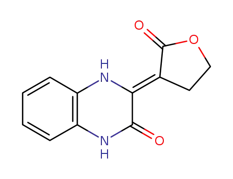 Molecular Structure of 53959-45-8 ((3Z)-3-(2-oxodihydrofuran-3(2H)-ylidene)-3,4-dihydroquinoxalin-2(1H)-one)
