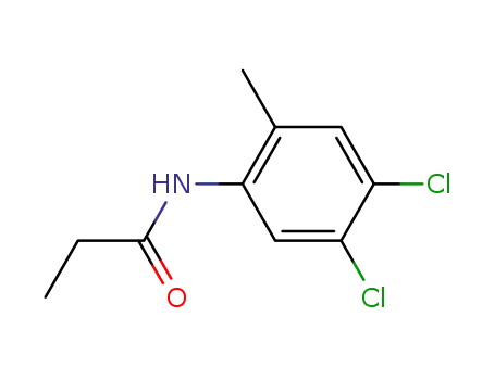 Molecular Structure of 5360-99-6 (N-(4,5-dichloro-2-methylphenyl)propanamide)