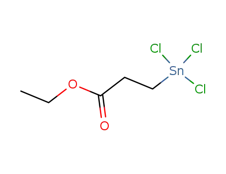 Molecular Structure of 59586-03-7 (ethyl 3-(trichlorostannanyl)propanoate)
