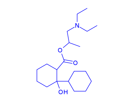 [1,1'-Bicyclohexyl]-2-carboxylicacid, 1-hydroxy-, 2-(diethylamino)-1-methylethyl ester, (1R,2R)-rel-