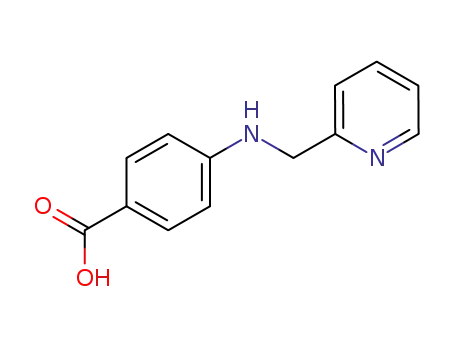 Molecular Structure of 5966-18-7 (4-((2-pyridinylmethyl)amino)benzoic acid)