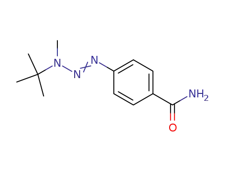 Molecular Structure of 59708-25-7 (4-(methyl-tert-butyl-amino)diazenylbenzamide)