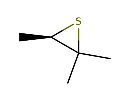 Molecular Structure of 53971-47-4 (2,2,3-Trimethylthiirane)