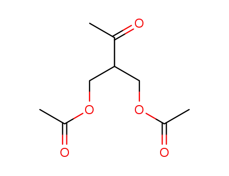 Molecular Structure of 5400-83-9 (2-[(acetyloxy)methyl]-3-oxobutyl acetate)