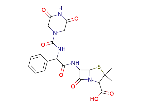 Molecular Structure of 59703-78-5 (desethylpiperacillin)