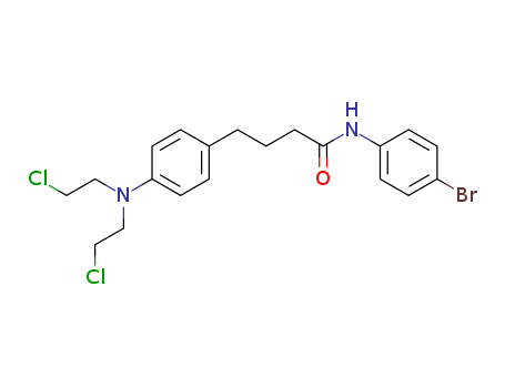 Benzenebutanamide,4-[bis(2-chloroethyl)amino]-N-(4-bromophenyl)-