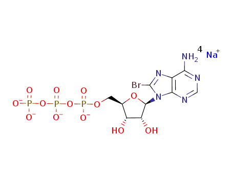 Adenosine5'-(tetrahydrogen triphosphate), 8-bromo-, sodium salt (9CI)