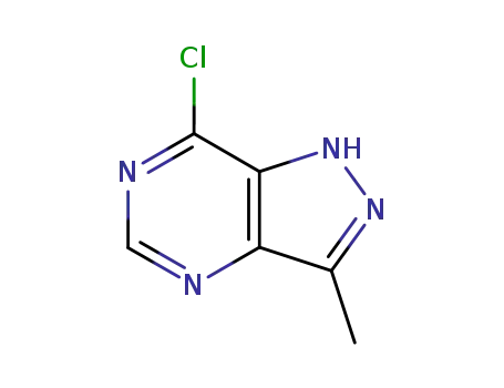 Molecular Structure of 5399-95-1 (7-Chloro-3-Methyl-1H-pyrazolo[4,3-d]pyriMidine)